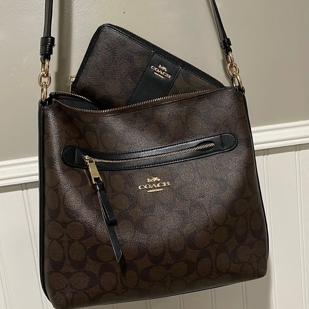 Coach crossbody with matching wallet